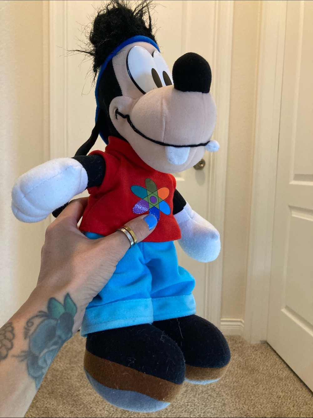 GOOFY'S Son MAX 15” Plush toy ~ VERY RARE! The goofiest movie ever